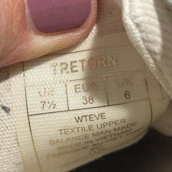 Tretorn Eve 2 Natural Espadrille Platform Sneakers Size 7.5 - Picture 5 of 8